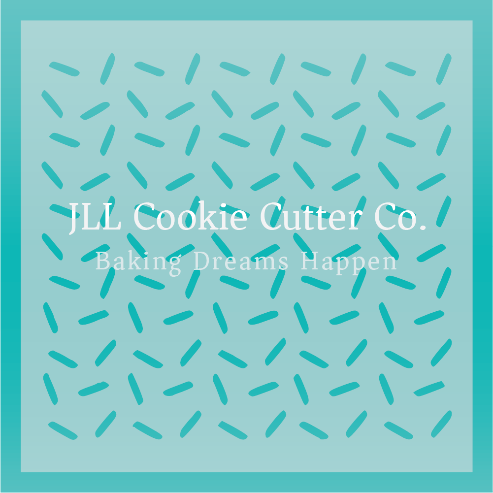 Large Sprinkles Cookie Stencil