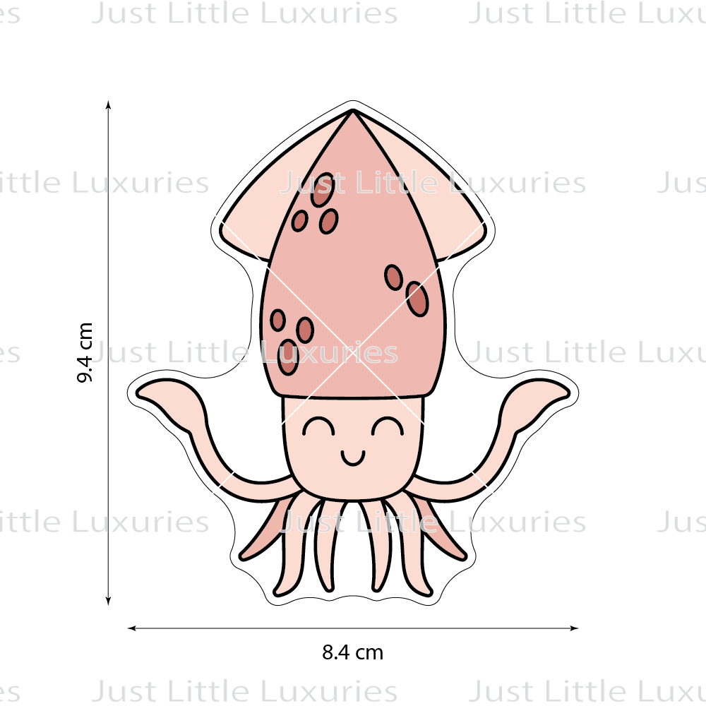 Squid Cookie Cutter