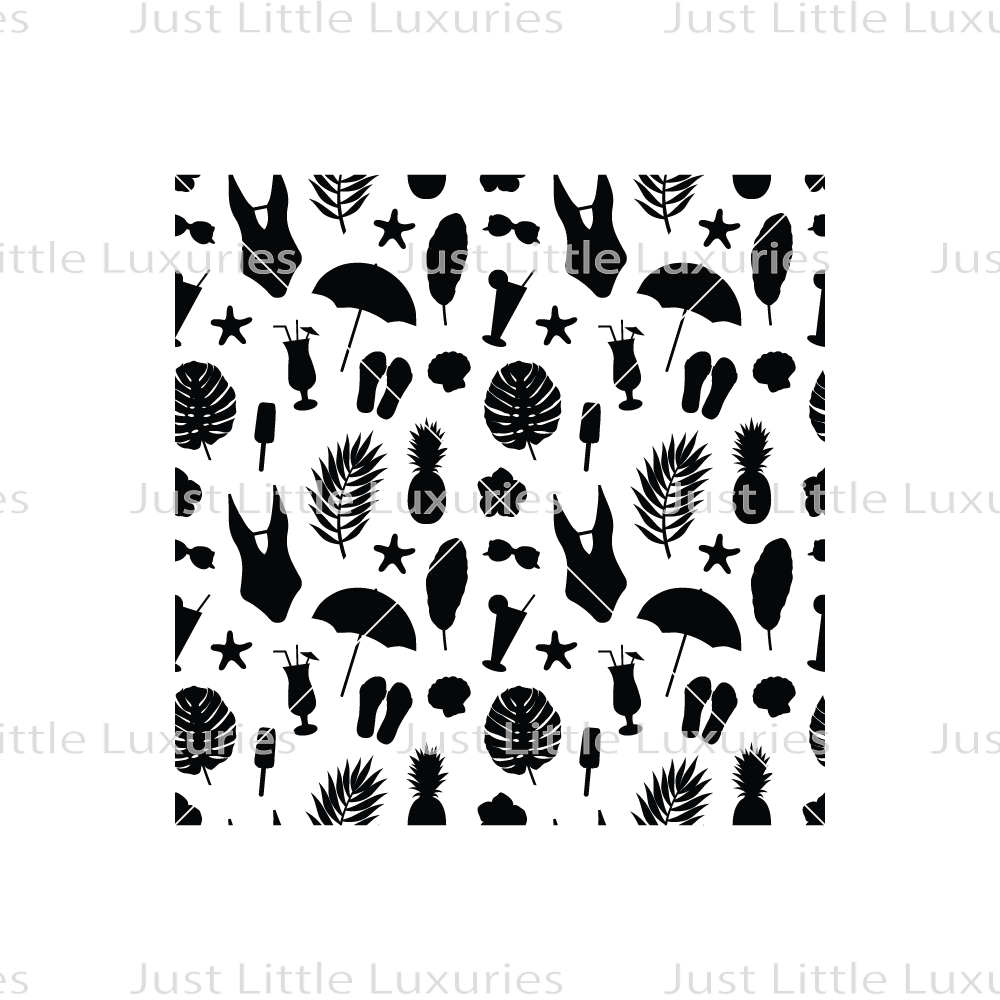 Summer Vibes (Dense) Pattern Debosser