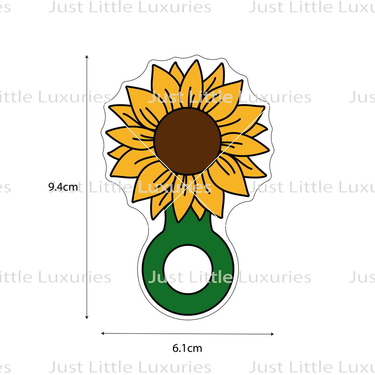 Sunflower Rattle Cookie Cutter Just Little Luxuries