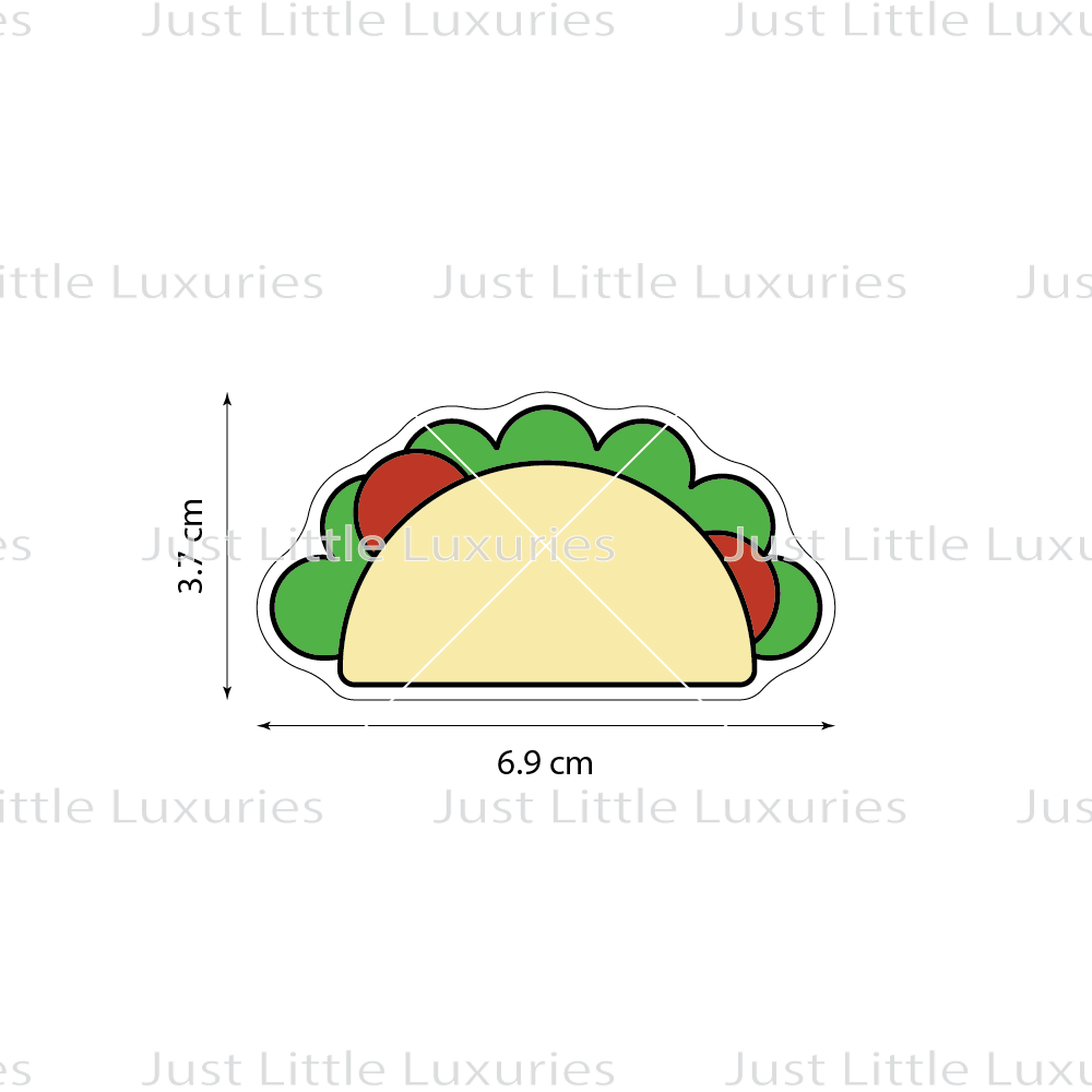 Taco Layered Cookie Cutter