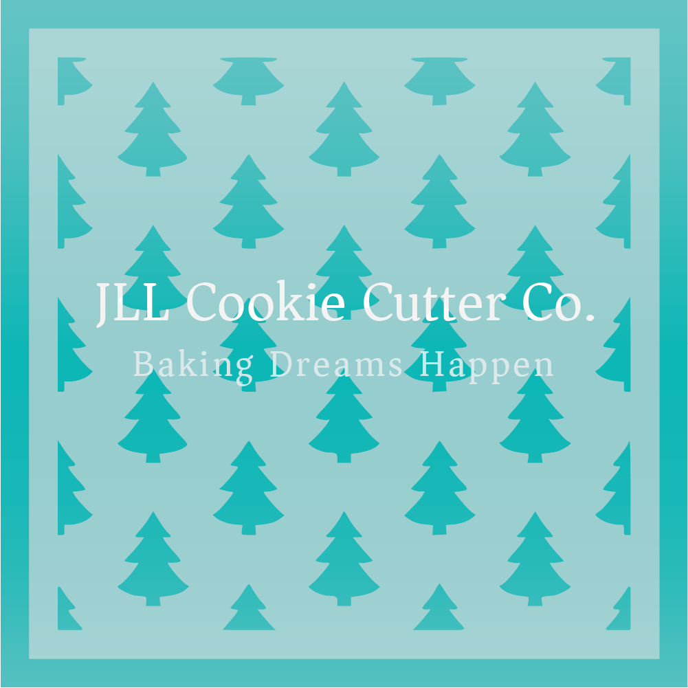 Pine Tree Cookie Stencil