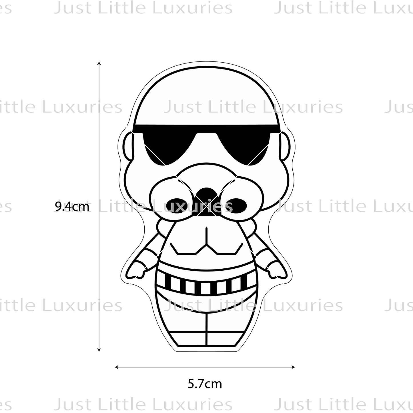 Storm Trooper Cookie Cutter (STL - Digital Download)