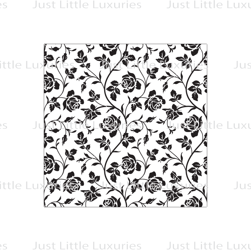 Victorian Rose Tapestry Pattern Debosser