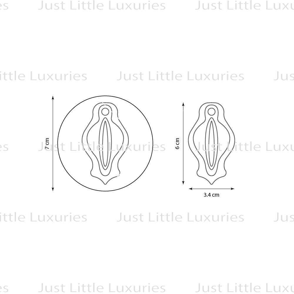 The Vista Vulva Cookie Stamp