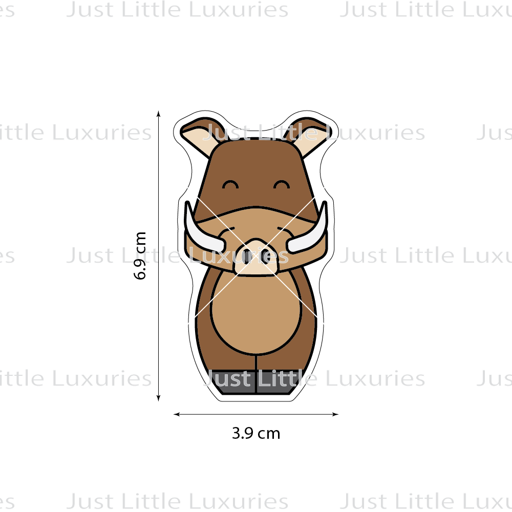 Warthog Layered Cookie Cutter