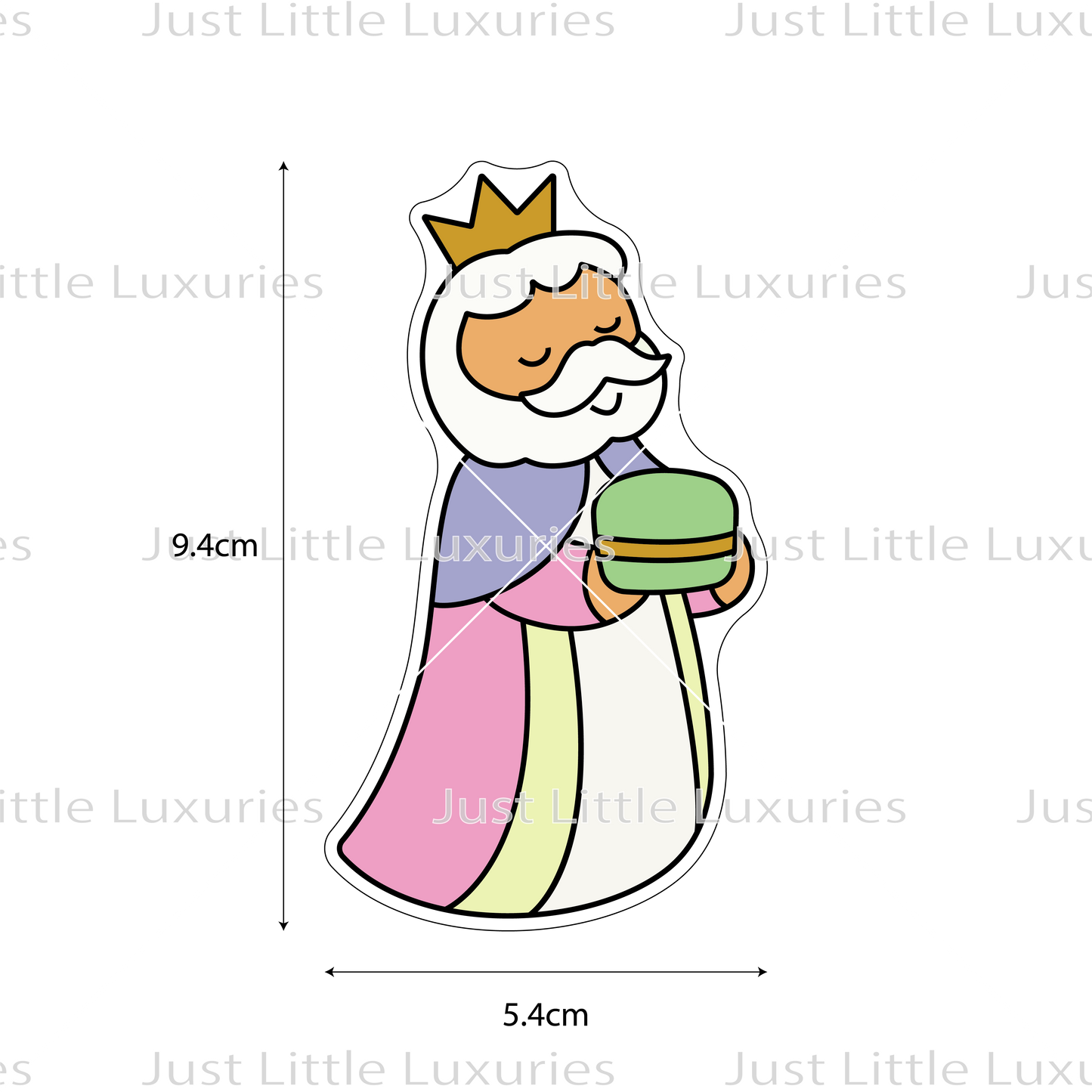 Nativity - Melchior (Wise Man) Cookie Cutter