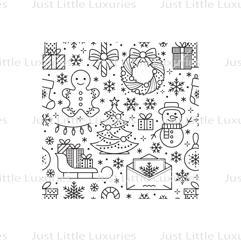 Christmas (2) Pattern Debosser