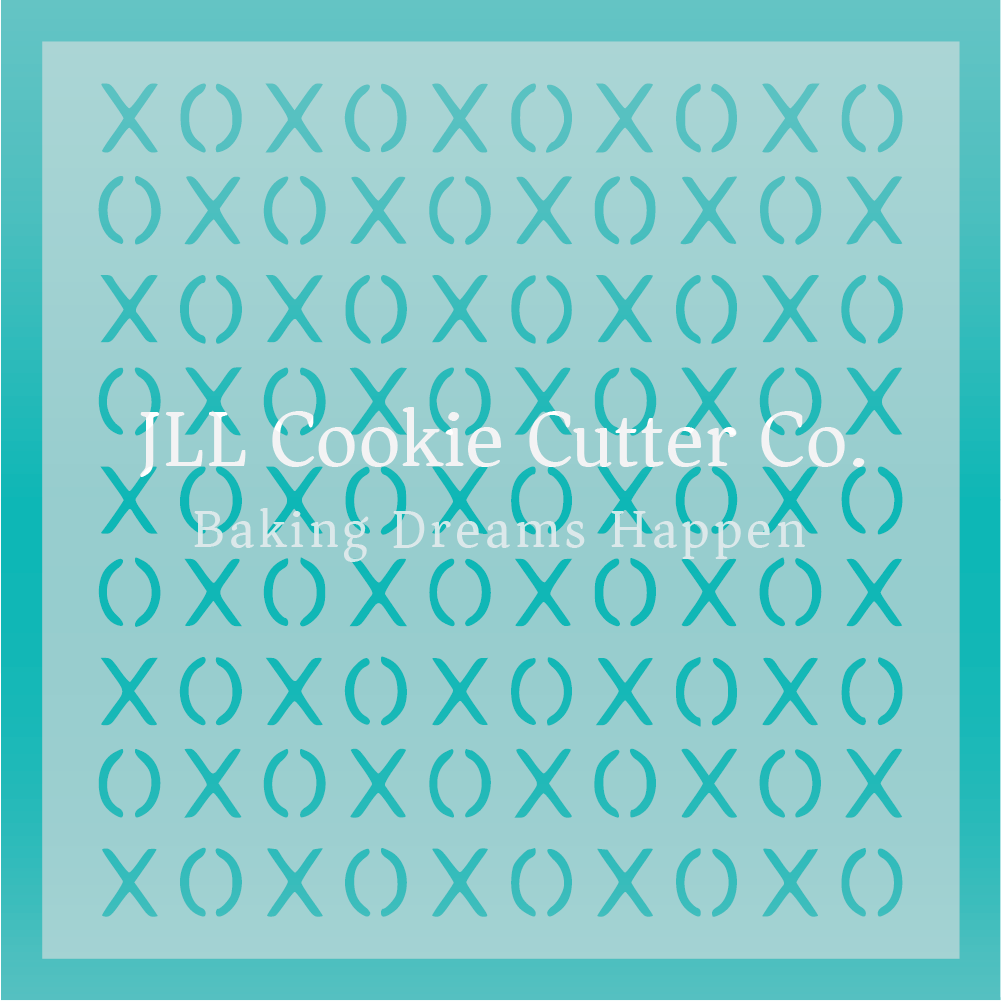 XO Cookie Stencil