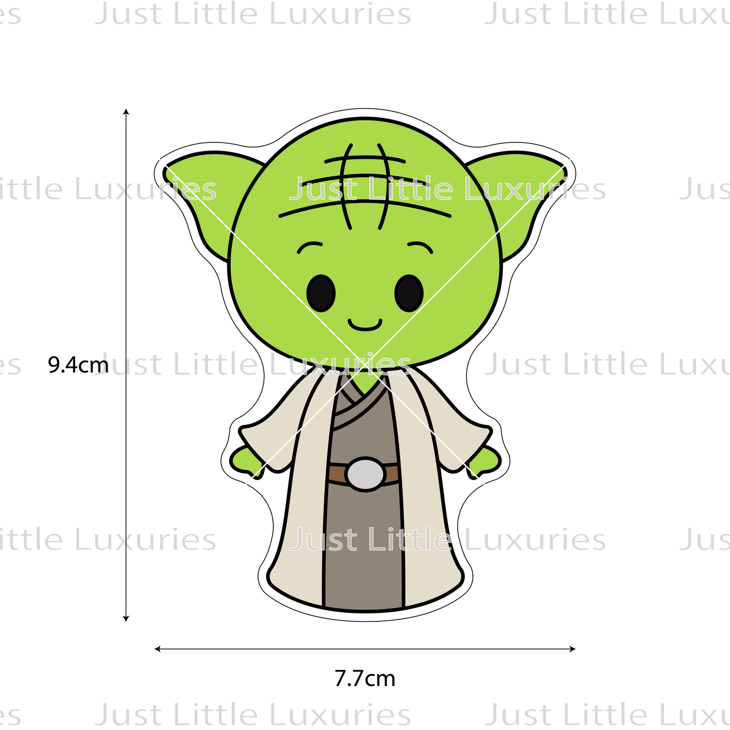 Yoda Cookie Cutter (STL - Digital Download)