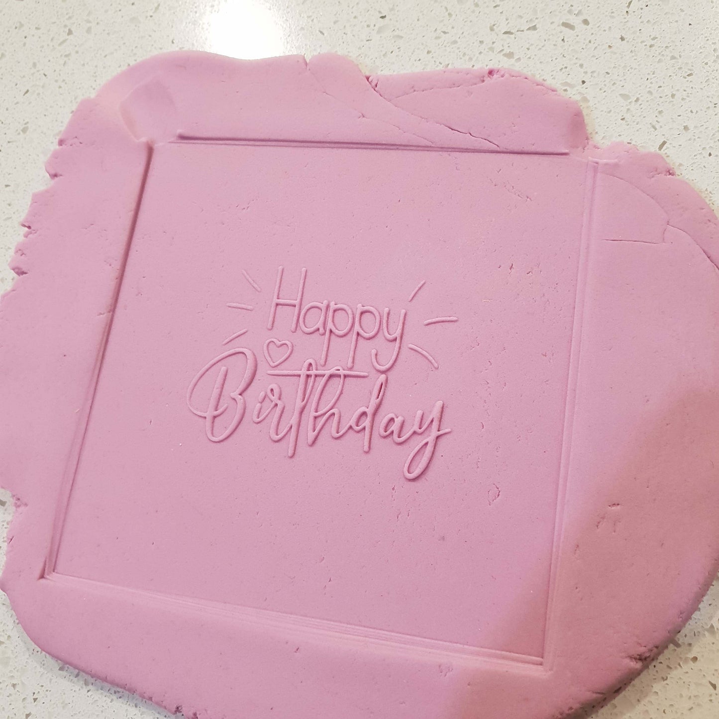Happy Birthday (3) Raised Embosser - just-little-luxuries