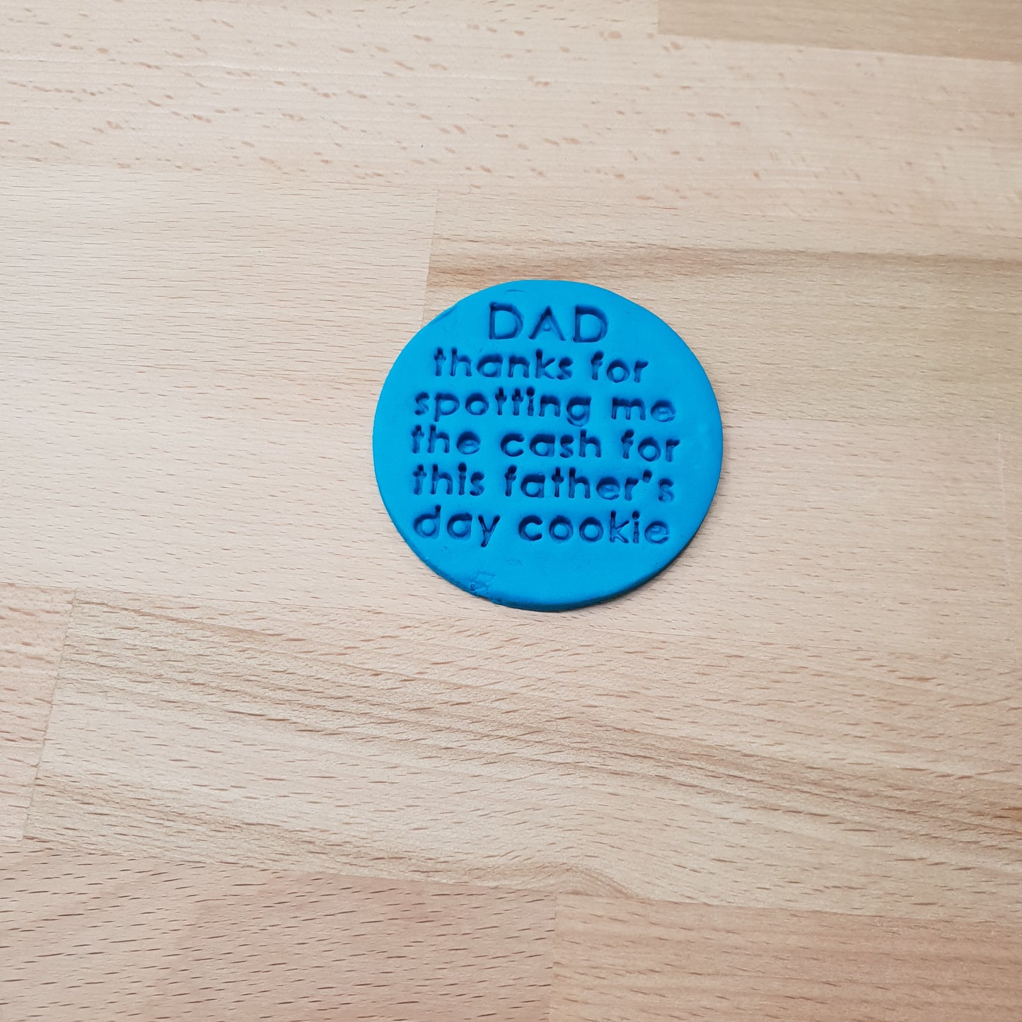 Dad. Thanks for spotting me - Father's Day Cookie/Fondant Embosser - just-little-luxuries