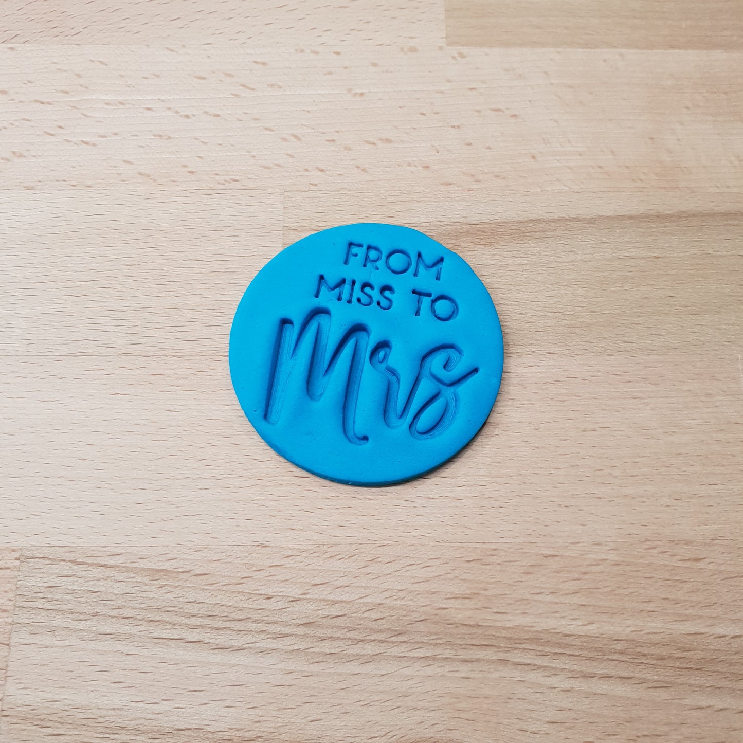 From Miss to Mrs - Engagement Cookie/Fondant Embosser - just-little-luxuries