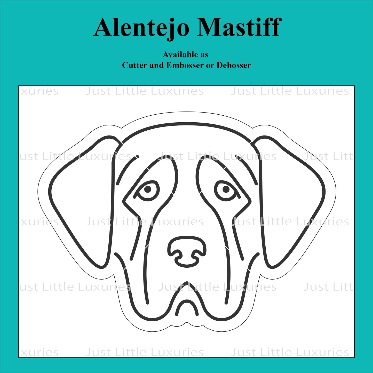 Alentejo Mastiff Cookie Cutter and Embosser