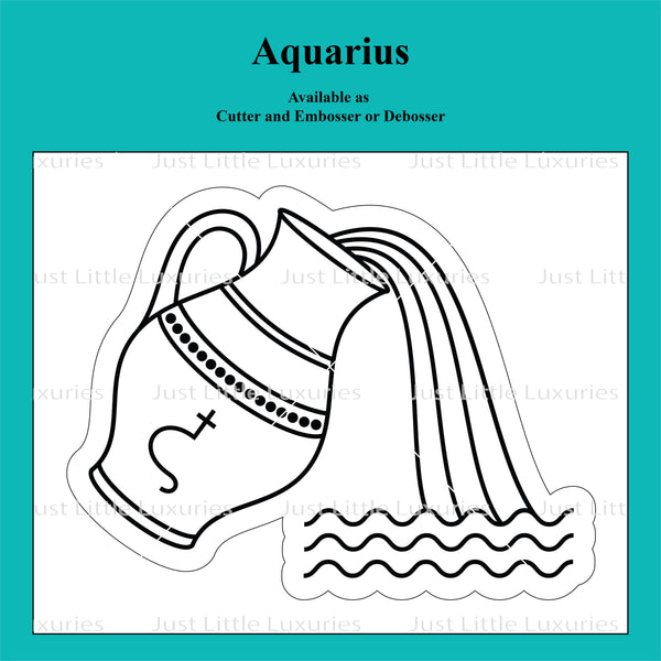 Horoscopes - Aquarius Cutter and Embosser/Debosser