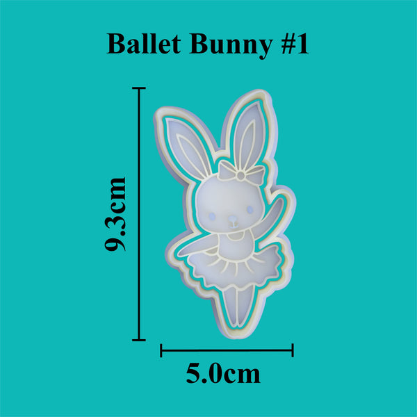 Ballet Bunny (1) Cookie Cutter