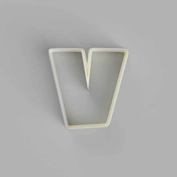 Lower Case v - Alphabet Cookie Cutters - just-little-luxuries