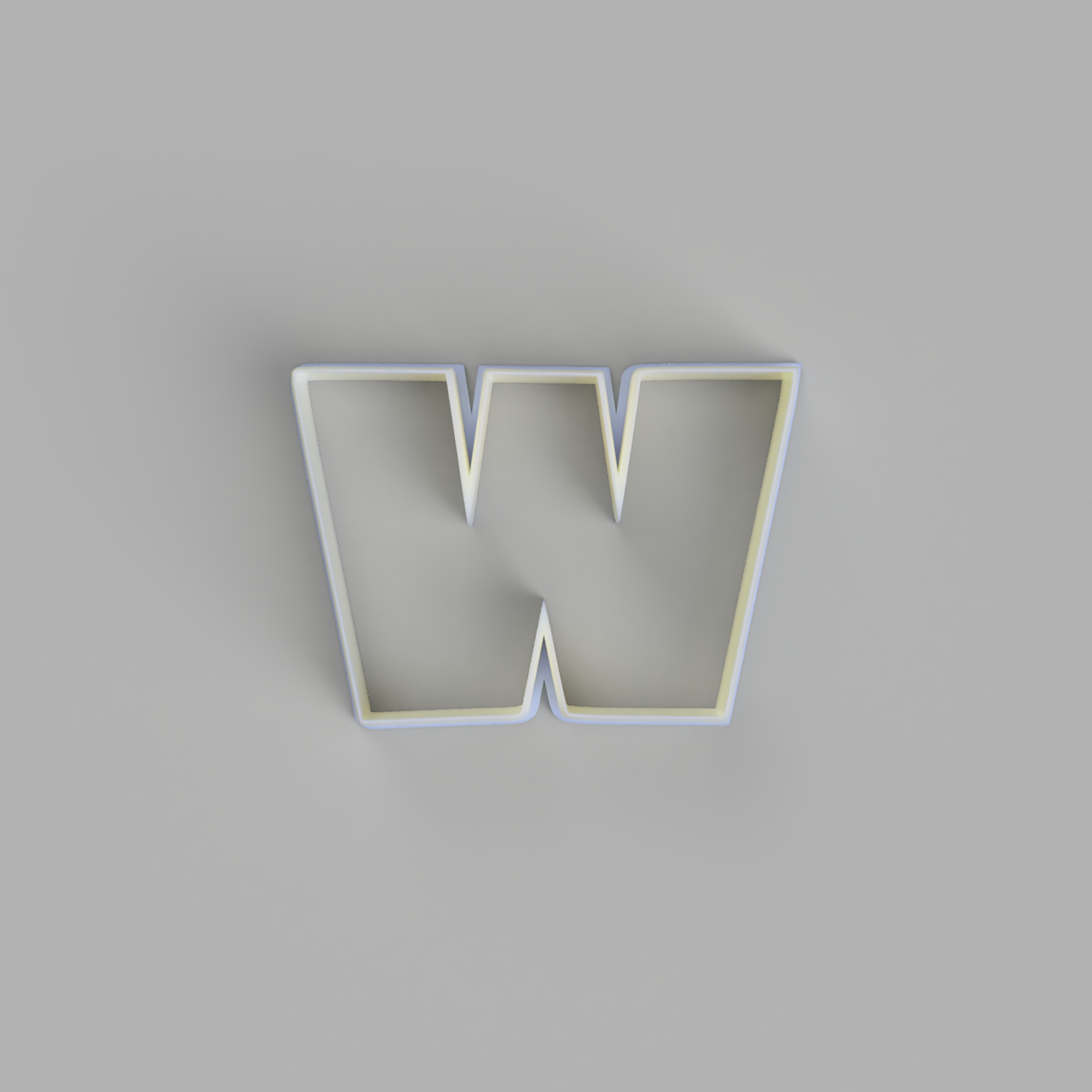 Lower Case w - Alphabet Cookie Cutters - just-little-luxuries