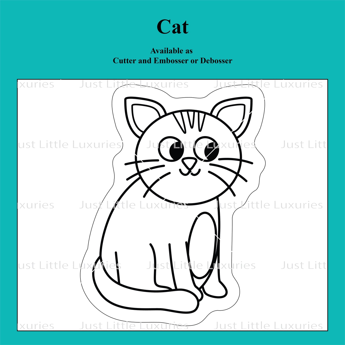 On the Farm - Cat Cookie Cutter