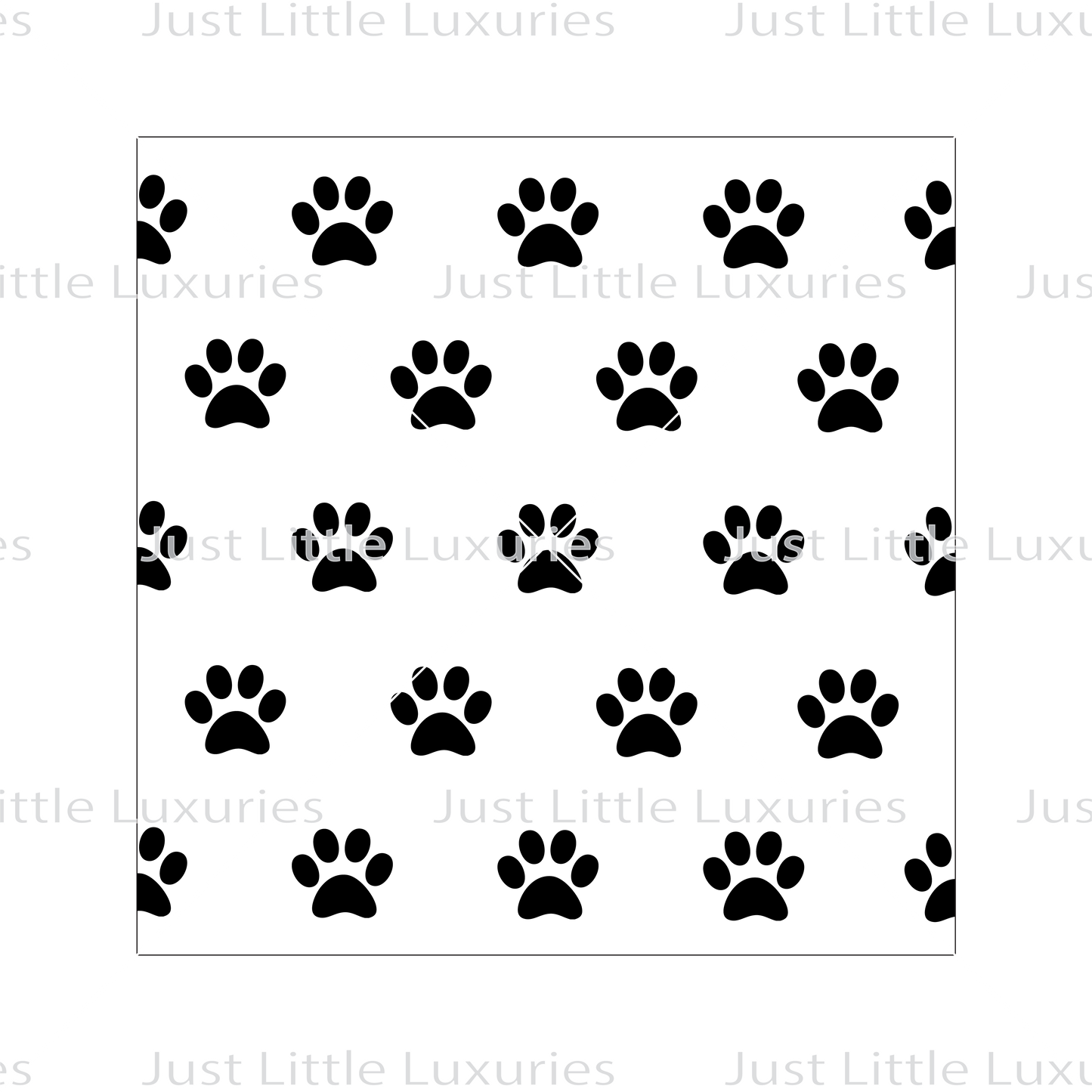 Paw Print Pattern Debosser