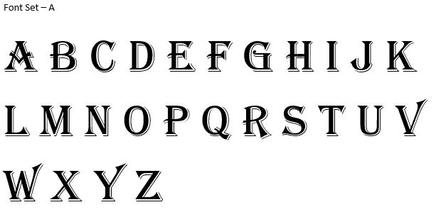 Monogram Raised 3D Cookie Embosser. Font Type A - just-little-luxuries