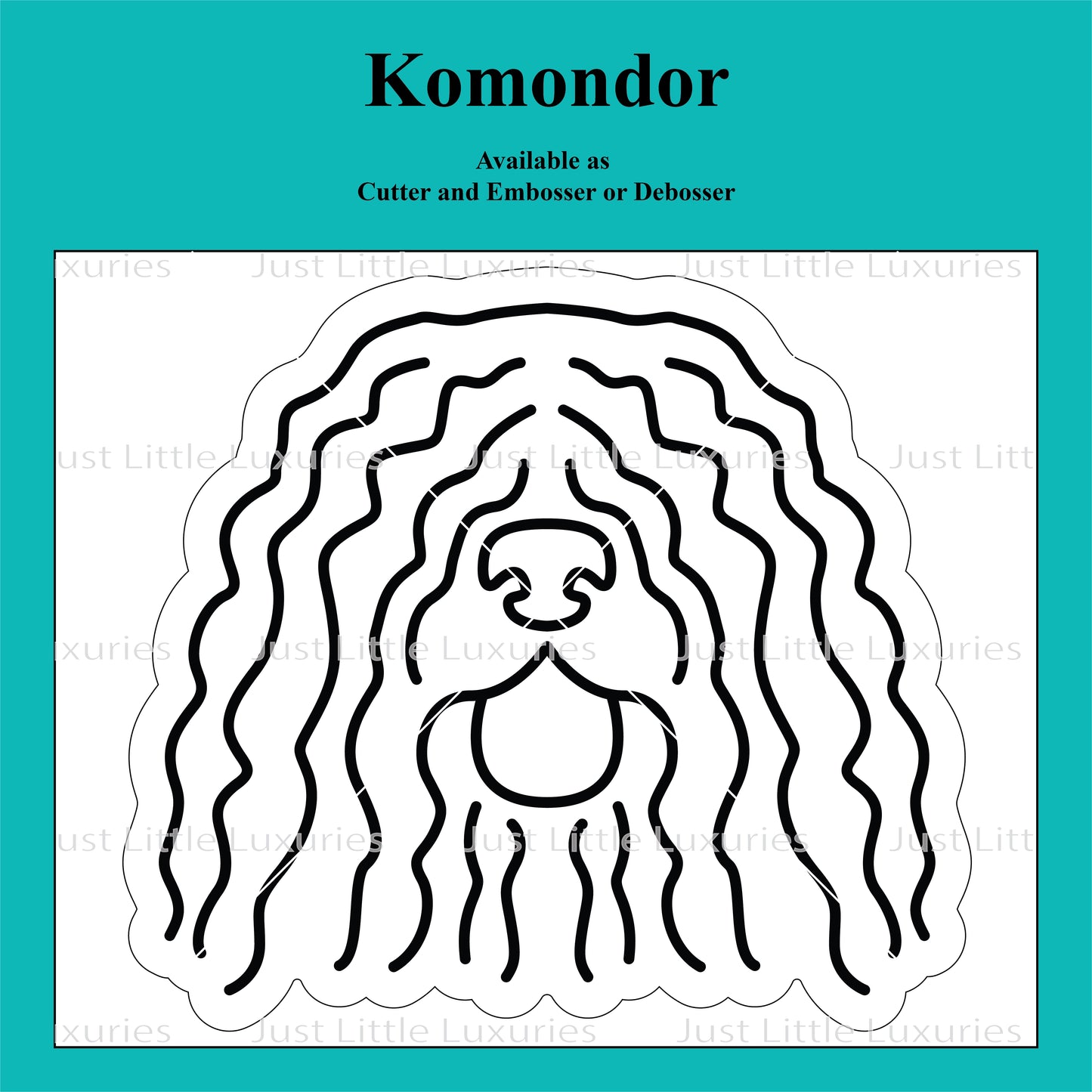 Komondor Cookie Cutter