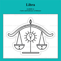 Horoscopes - Libra Cutter and Embosser/Debosser