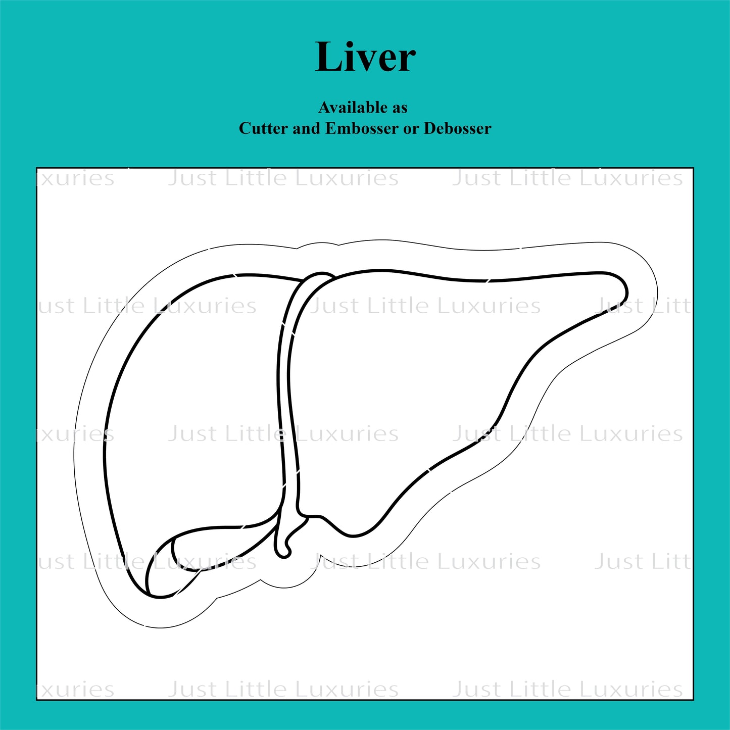 Liver Cookie Cutter and Embosser/debosser