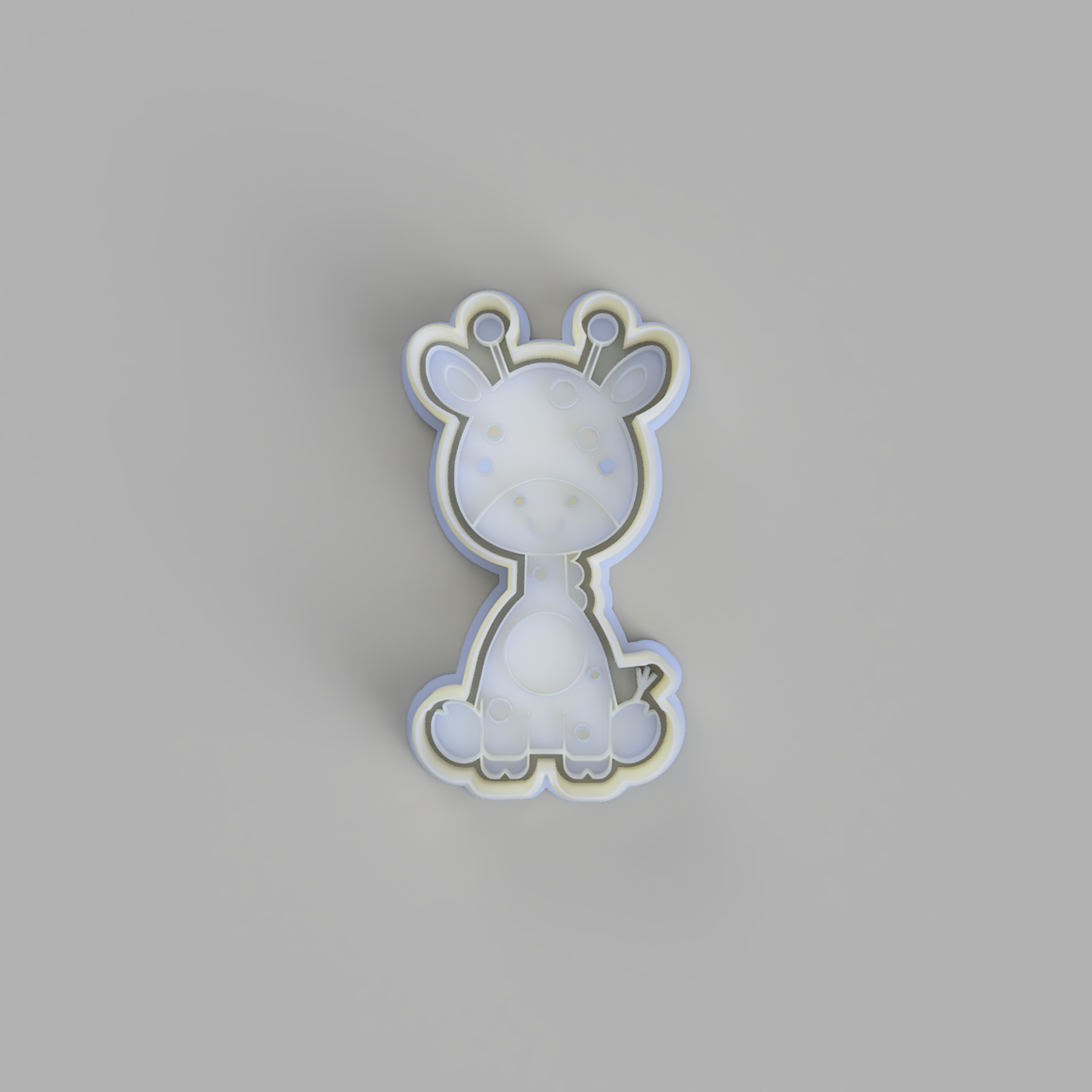 Safari Animals - Giraffe (sitting) Cutter and Embosser - just-little-luxuries