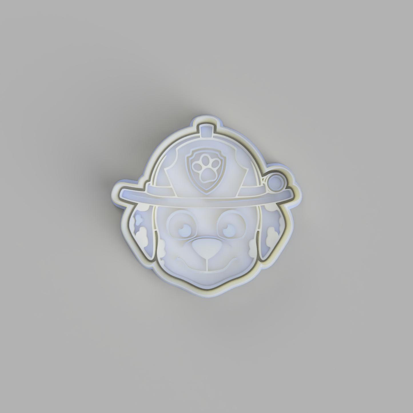 Paw Patrol - Marshall Face Cookie Cutter and Embosser. - just-little-luxuries