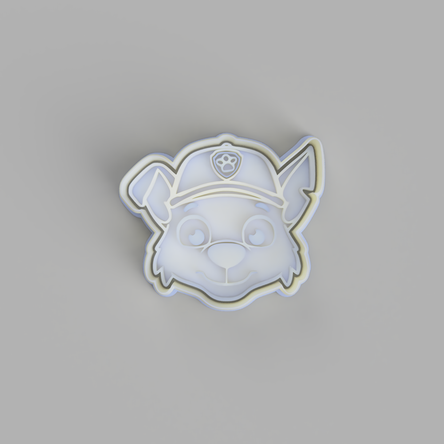 Paw Patrol - Rocky Face Cookie Cutter and Embosser. - just-little-luxuries