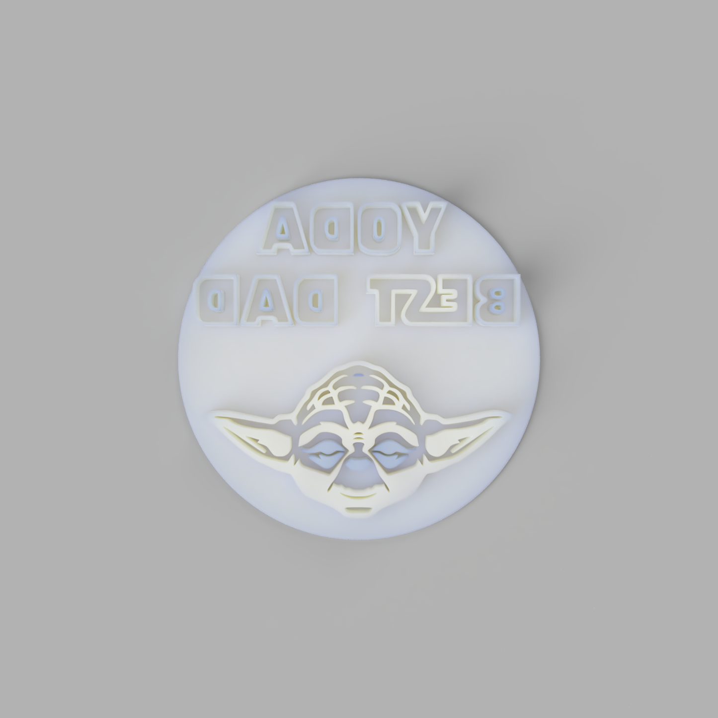 Yoda Best Dad Embosser - just-little-luxuries