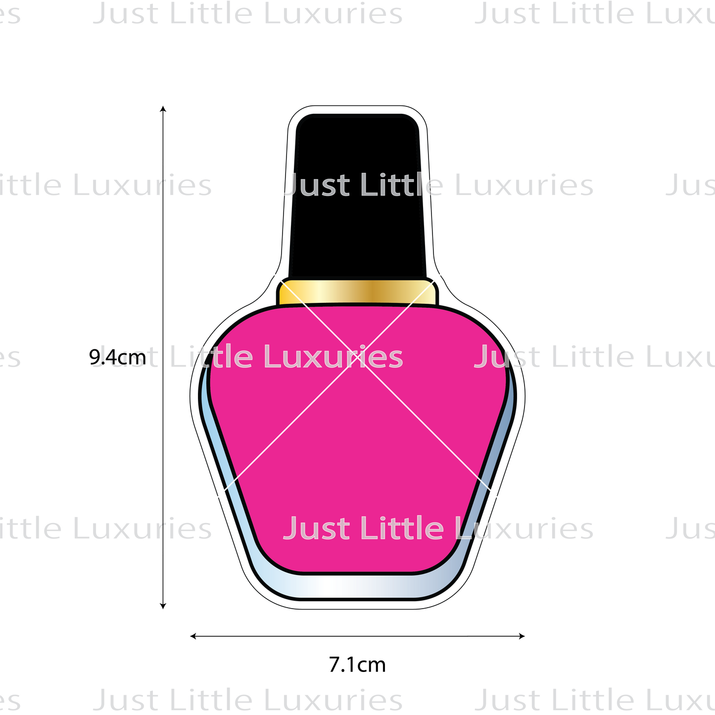 Nail Polish Cookie Cutter