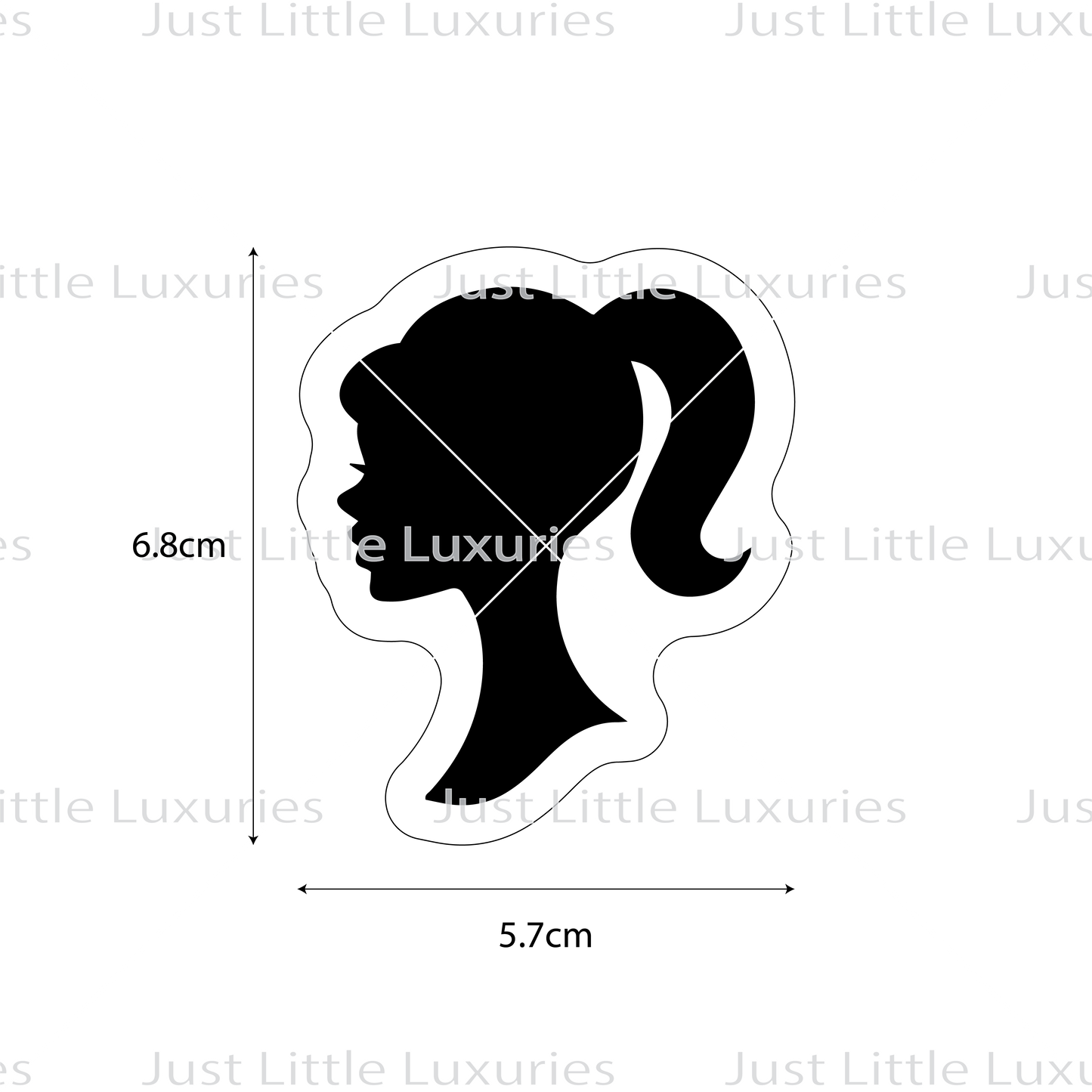 Doll Silhouette Cookie Cutter