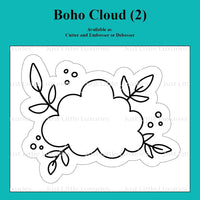 Boho Cloud (2) Cutter and Embosser/Debosser