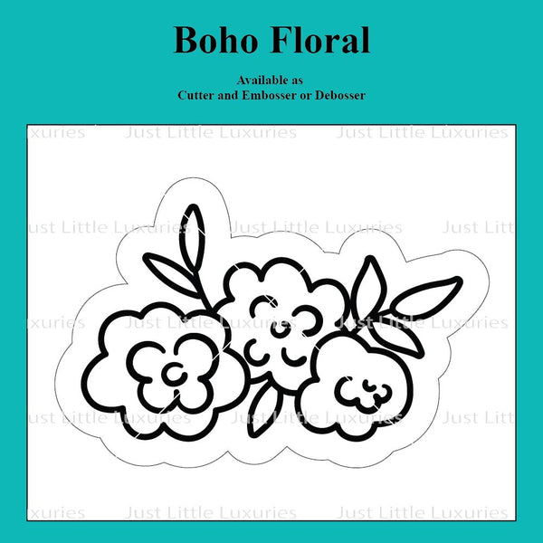 Boho Floral Cutter and Embosser/Debosser