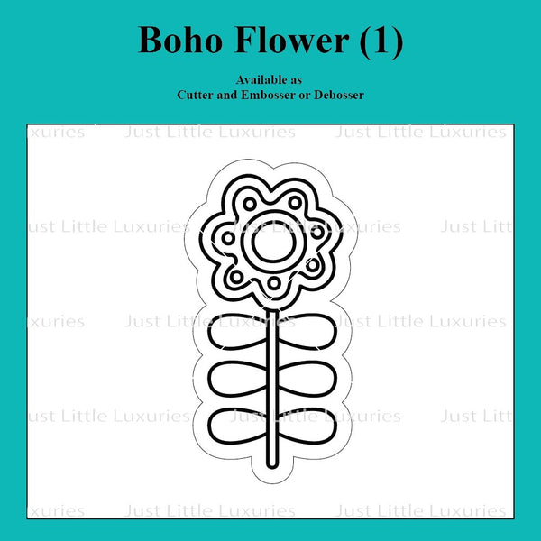 Boho Flower (1) Cutter and Embosser/Debosser