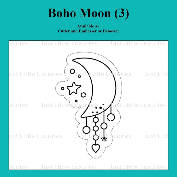 Boho Moon (3) Cutter and Embosser/Debosser
