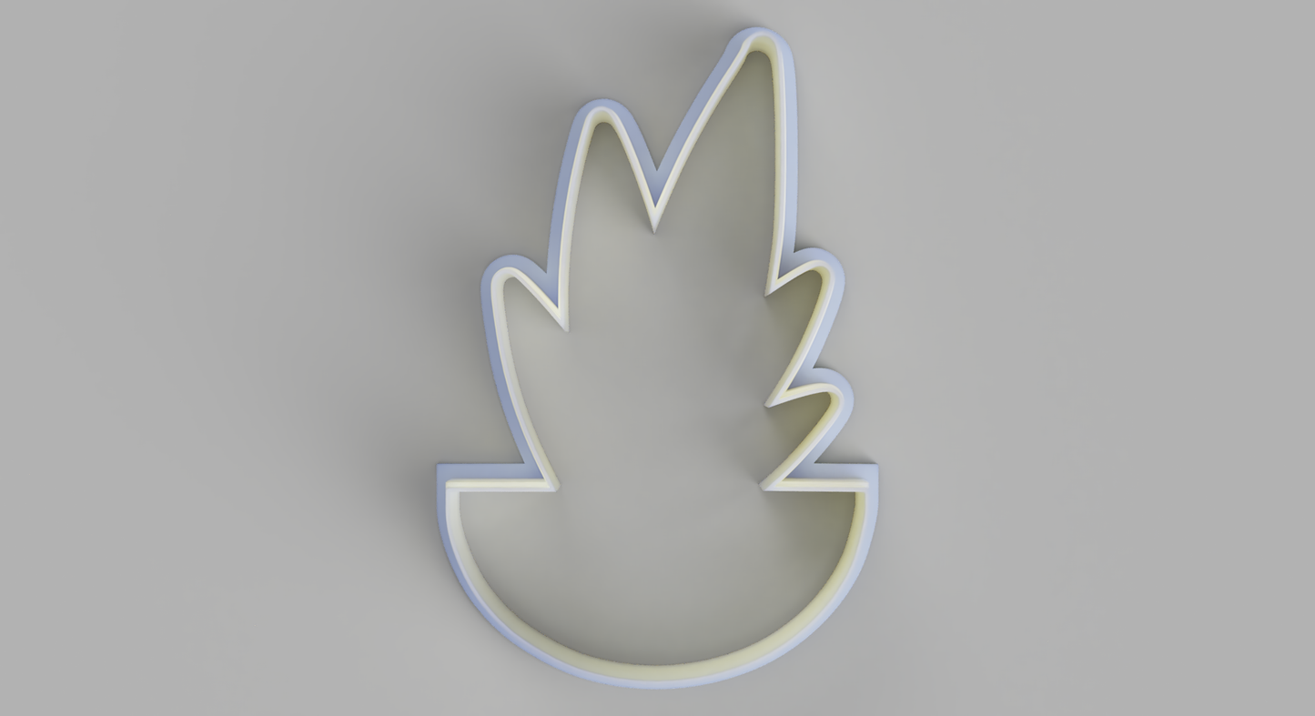 Succulent in pot (1) cookie cutter and embosser - just-little-luxuries