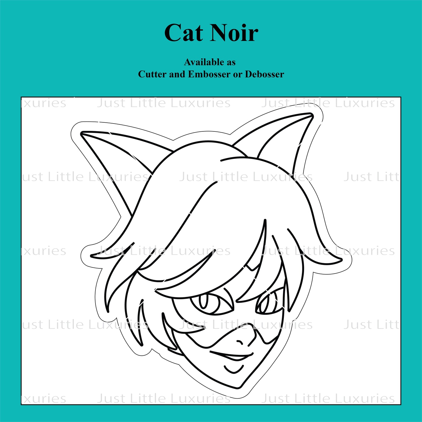 Cat Noir Face Cookie Cutter