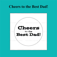 Cheers to the best Dad Embosser