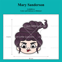 Mary Sanderson Face (Chibi) Cookie Cutter