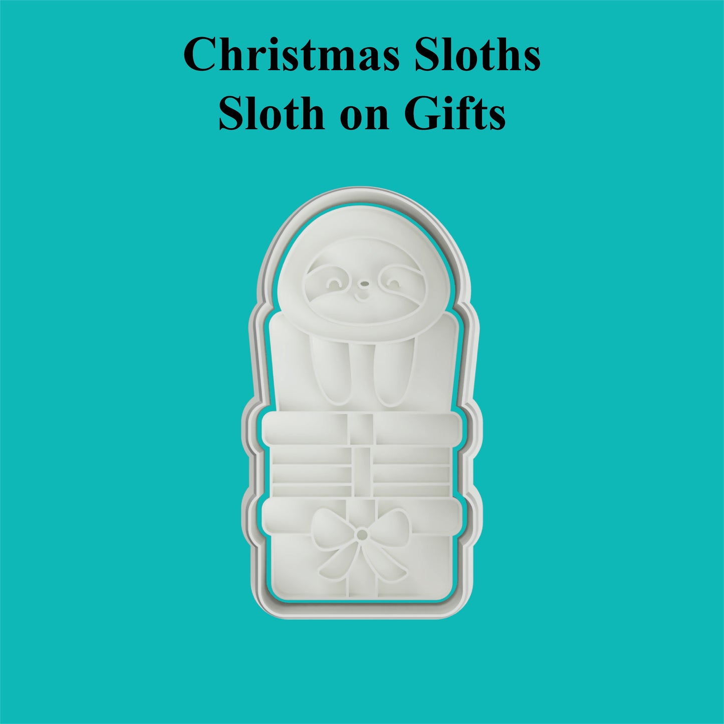 Christmas Sloths - Sloth on Gifts