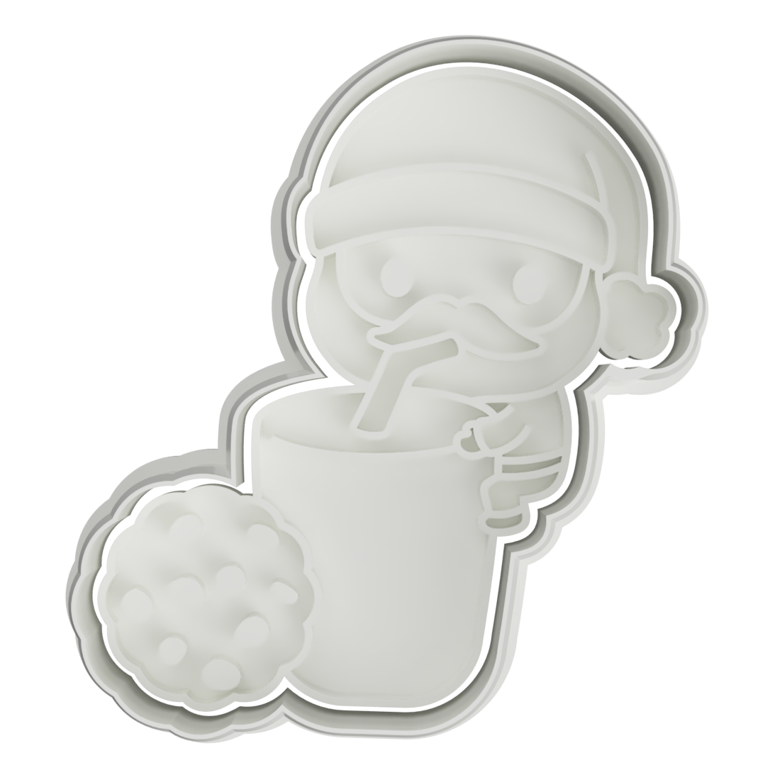 The Cute Santa Collection - Santa (Milk & Cookies)