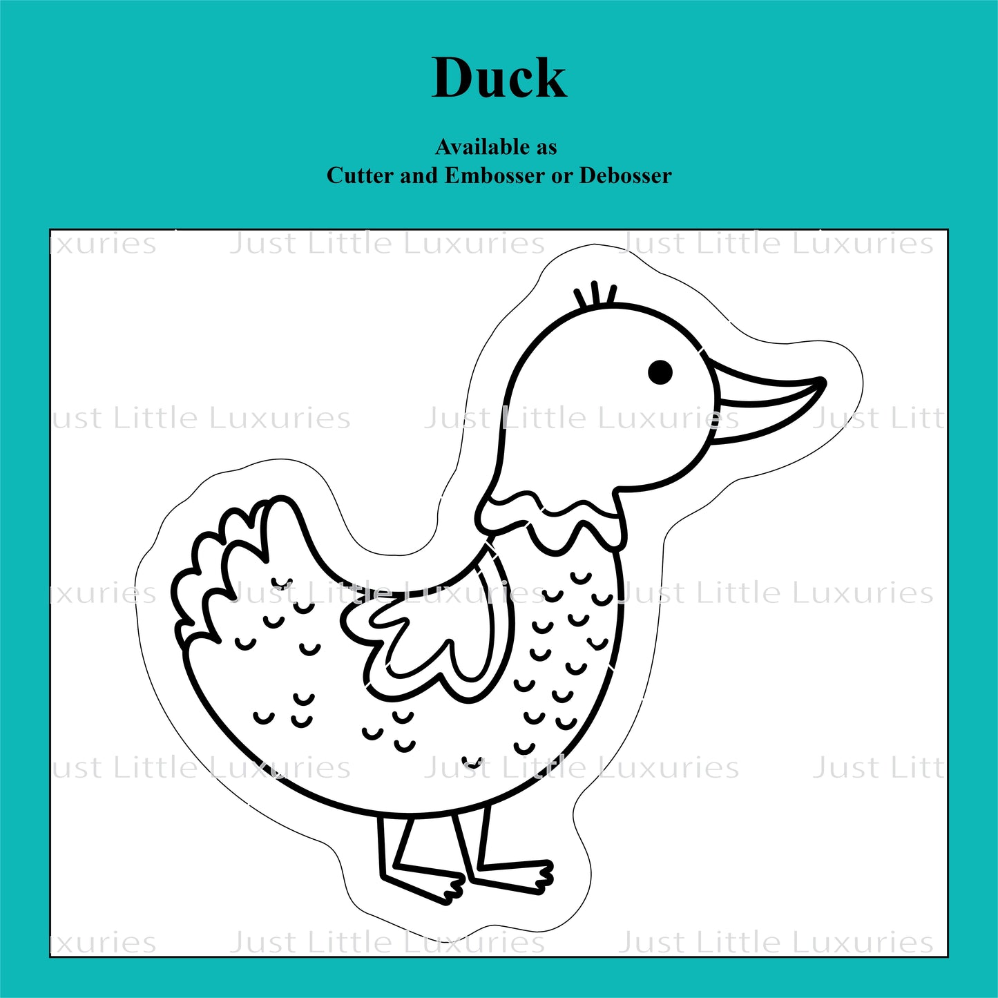 On the Farm - Duck Cookie Cutter