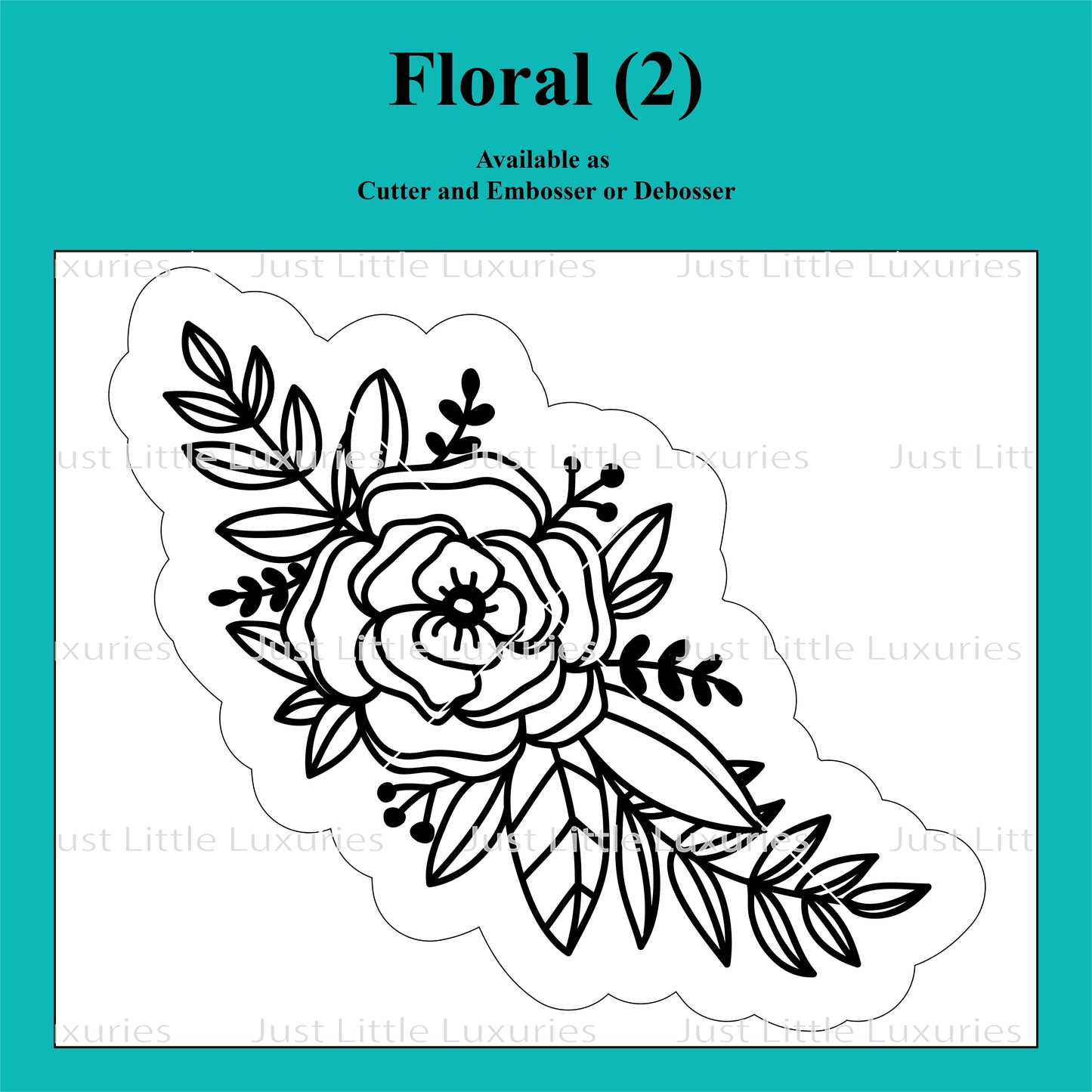 Floral (2) Cutter and Embosser/Debosser