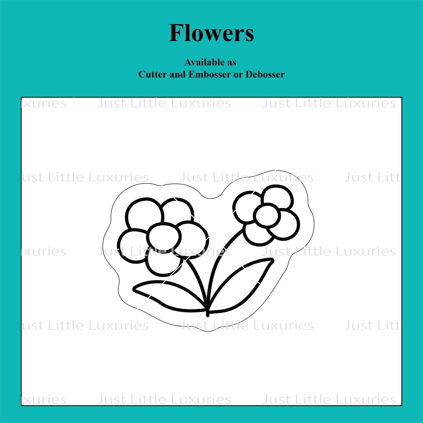 On the Farm - Flowers Cookie Cutter