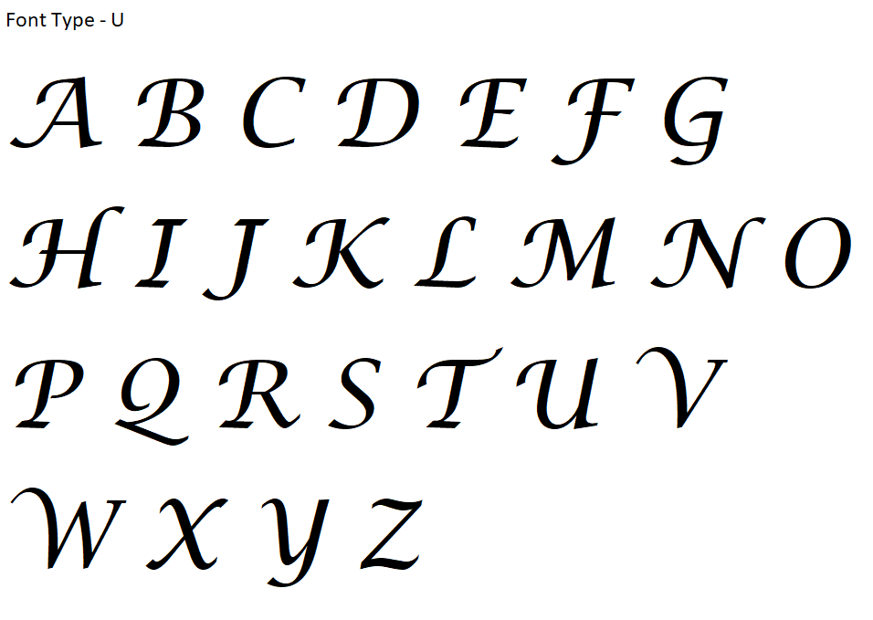 Monogram Raised 3D Cookie Embosser. Font Type U - just-little-luxuries