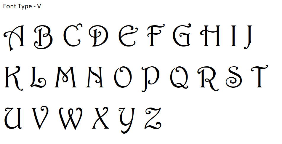 Monogram Raised 3D Cookie Embosser. Font Type V - just-little-luxuries