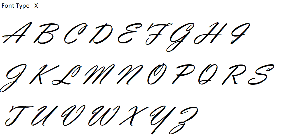 Monogram Raised 3D Cookie Embosser. Font Type X - just-little-luxuries